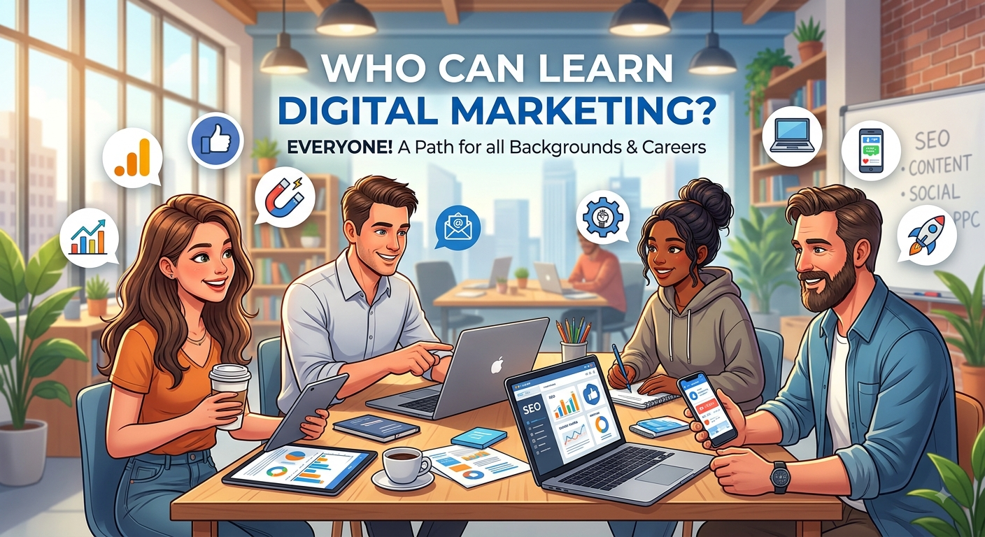 Who Can Learn Digital Marketing?