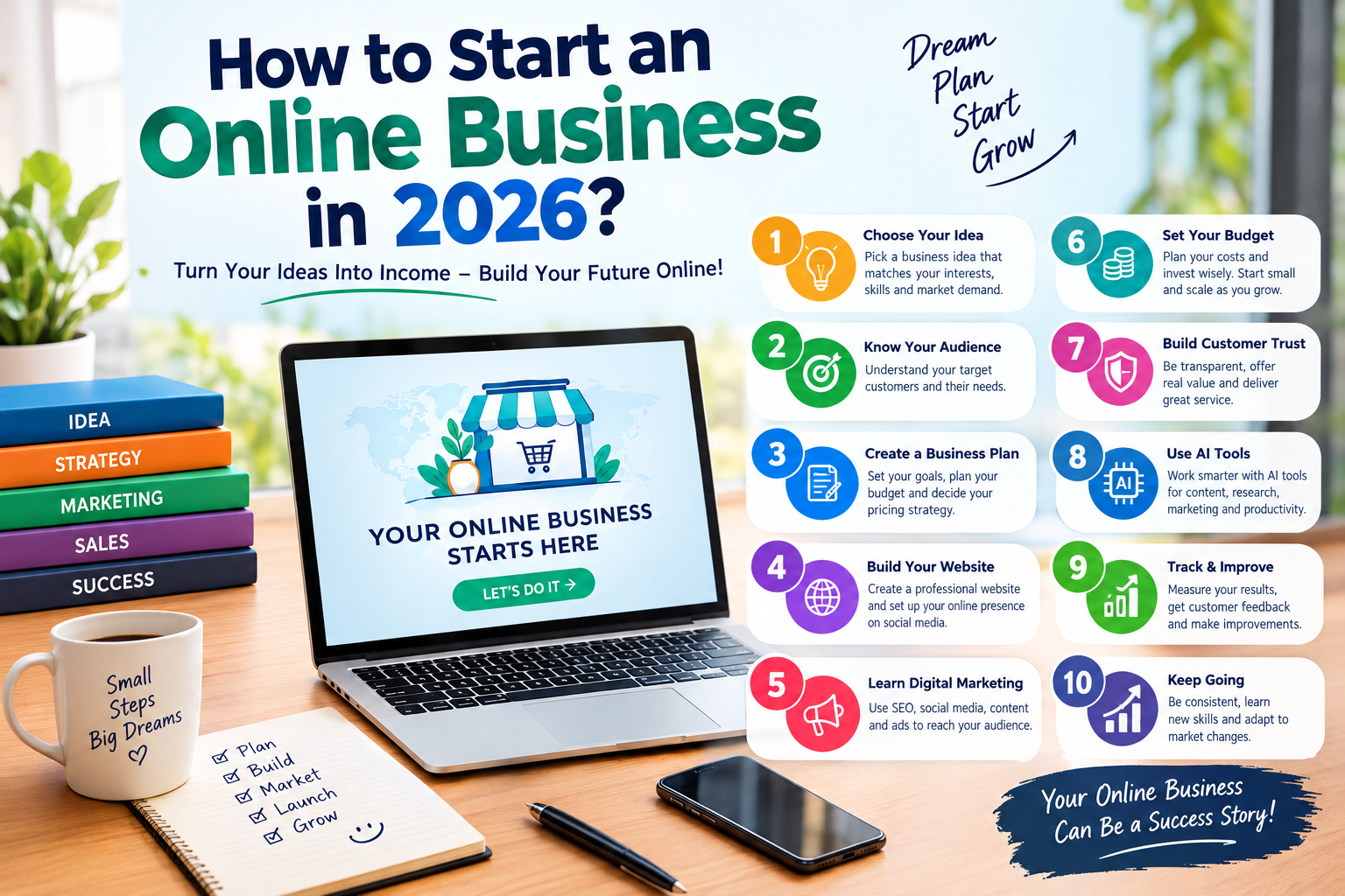 1. How to Start an Online Business in 2026?